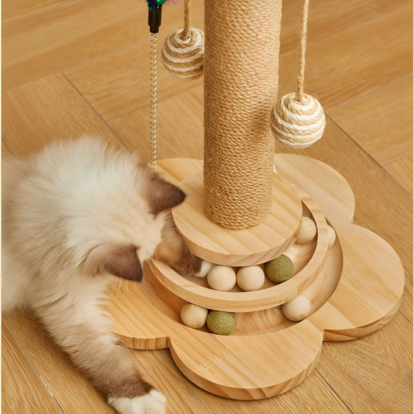 PurrVana - Solid Sisal Cat Scratching Post