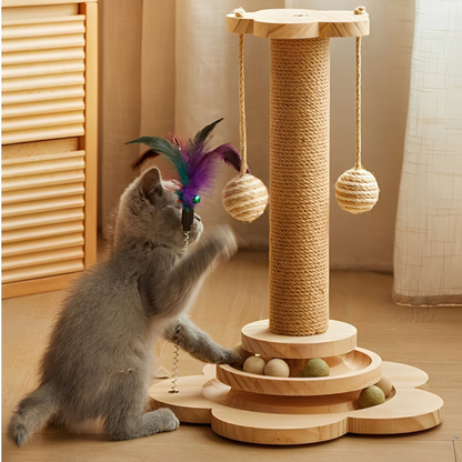 PurrVana - Solid Sisal Cat Scratching Post