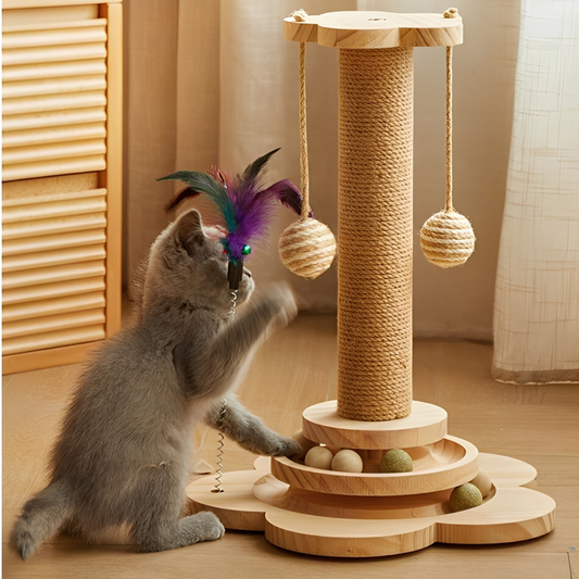 PurrVana - Solid Sisal Cat Scratching Post
