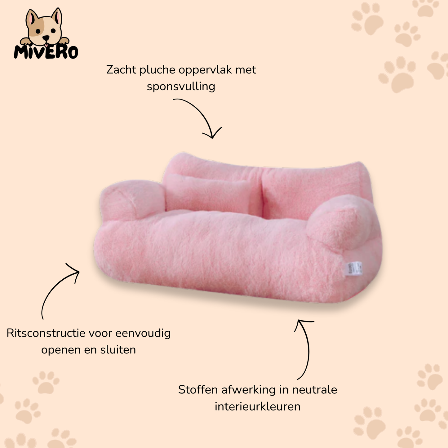 Naptura - Calming Plush Pet Sofa