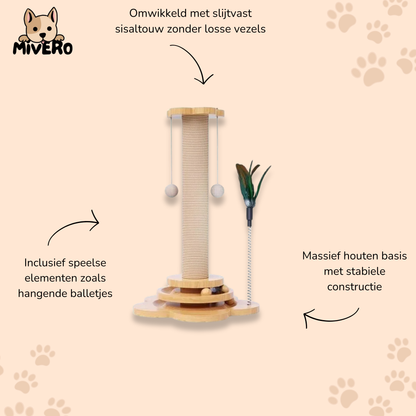 PurrVana - Solid Sisal Cat Scratching Post