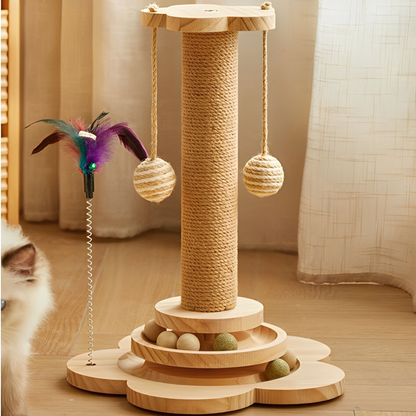 PurrVana - Solid Sisal Cat Scratching Post
