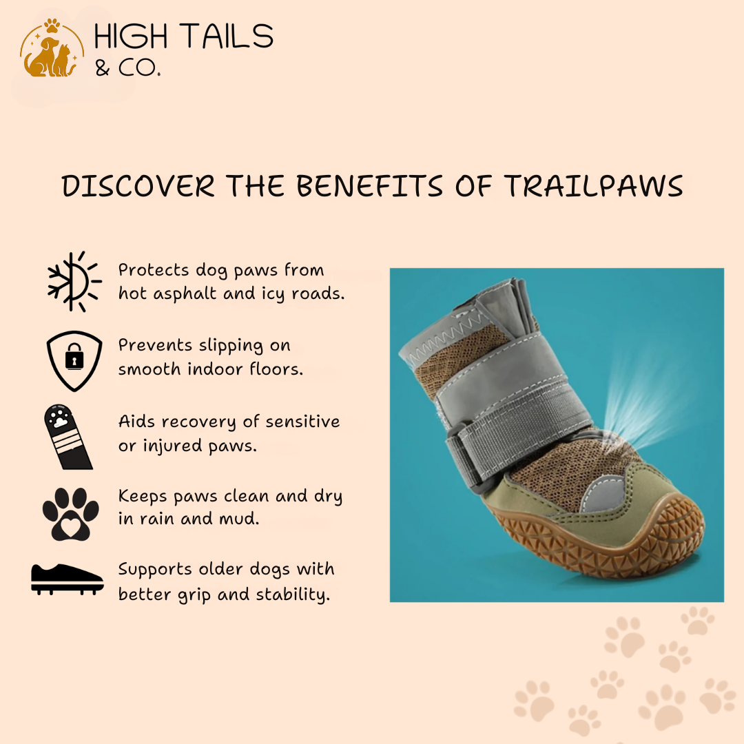 TrailPaws - Protective Non-Slip Dog Shoes