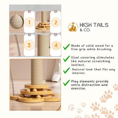 PurrVana - Solid Sisal Cat Scratching Post